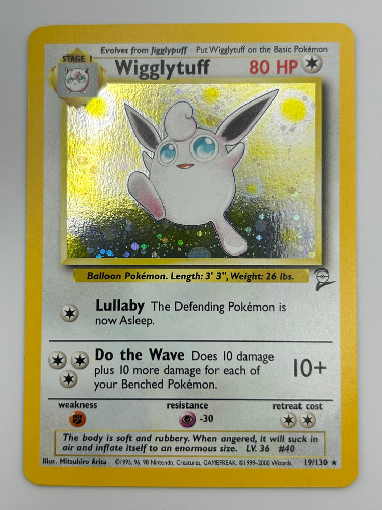 Wigglytuff Holo Base Set 2 NM