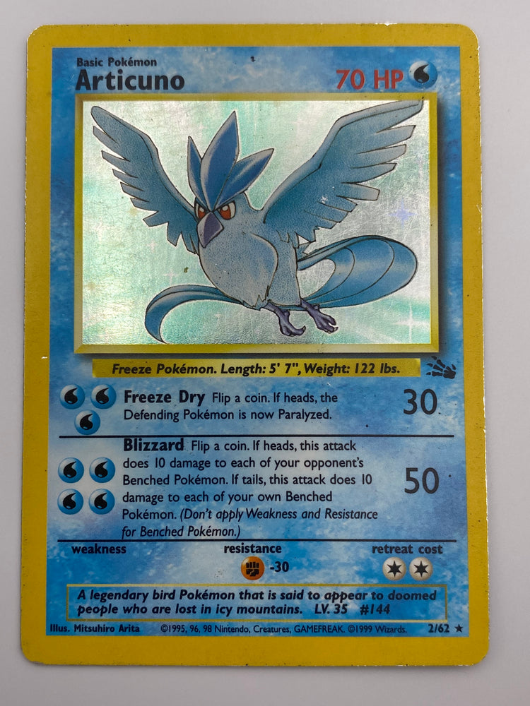 Articuno Holo Fossil MP
