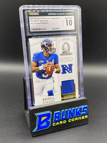 2013 Russell Wilson Pro Bowl Materials 94/99 CGC 10