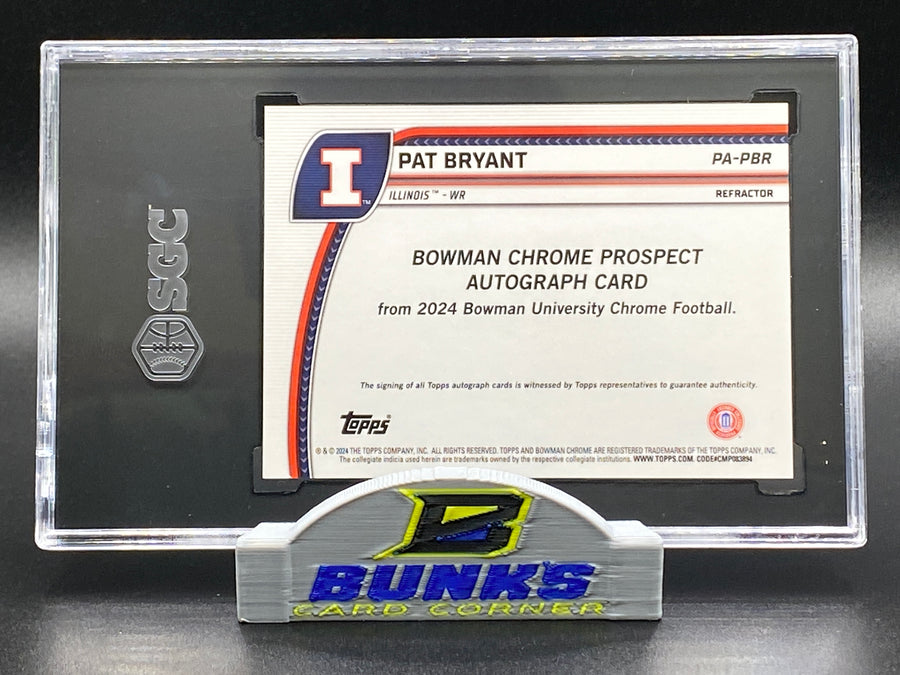 2024 Pat Bryant AUTOGRAPHED Bowman U 207/299