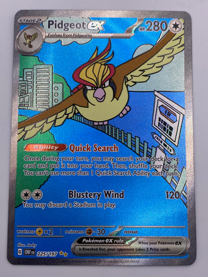 Pidgeot Ex SIR Obsidian Flames NM
