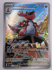 Krookodile Illustration Rare Black Bolt NM