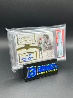 2019 Larry Bird Panini Flawless Enshrined Sig-Gold Auto 10/10 Bookend HOF