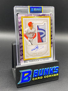 2021 Shohei Ohtani Auto Facsimile Reprint Auto Card Damaged