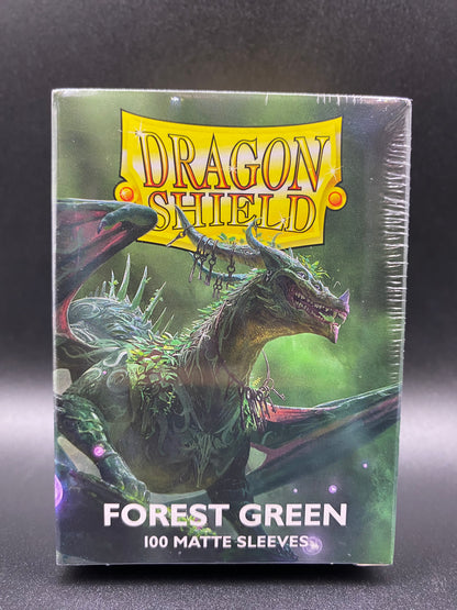 Dragon Shield 100 Sleeves Matte Forest Green