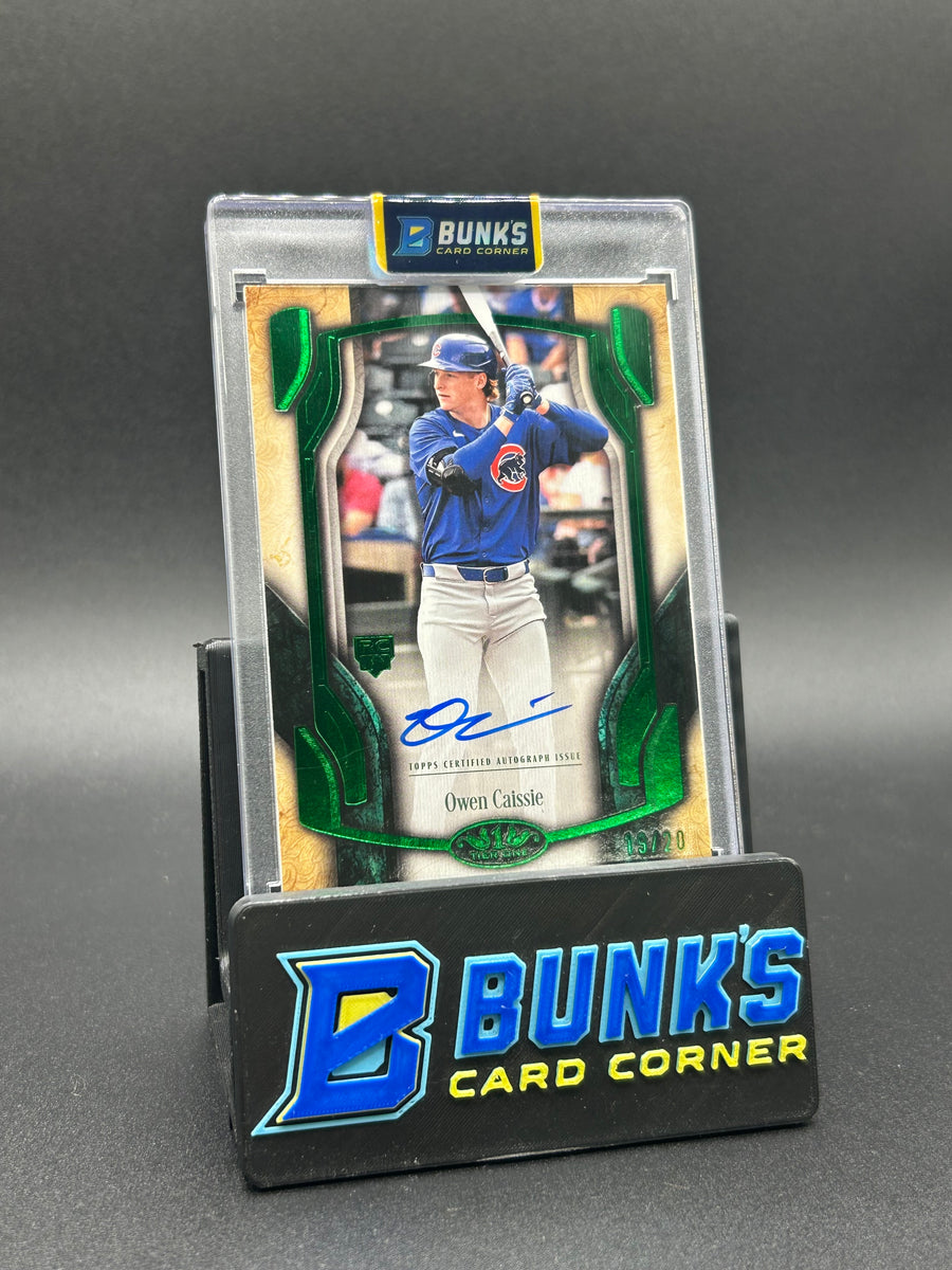 2026 Owen Caissie Break Out Auto Green Tier One RC 19/20