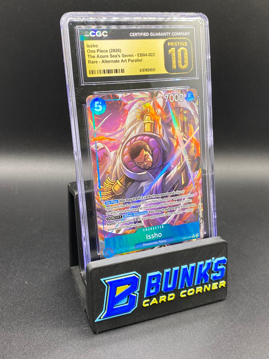 Issho Rare Alt Art Parallel EB04-022 CGC PRISTINE 10
