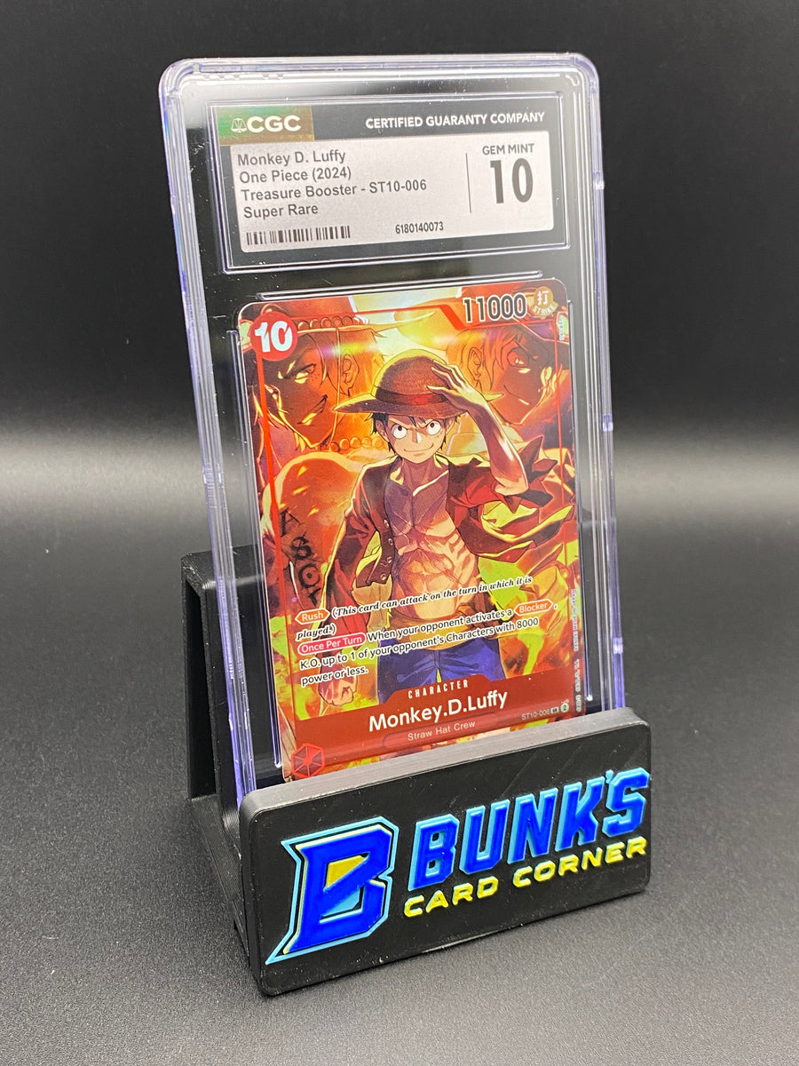 Monkey D. Luffy Super Rare ST10-006 CGC 10