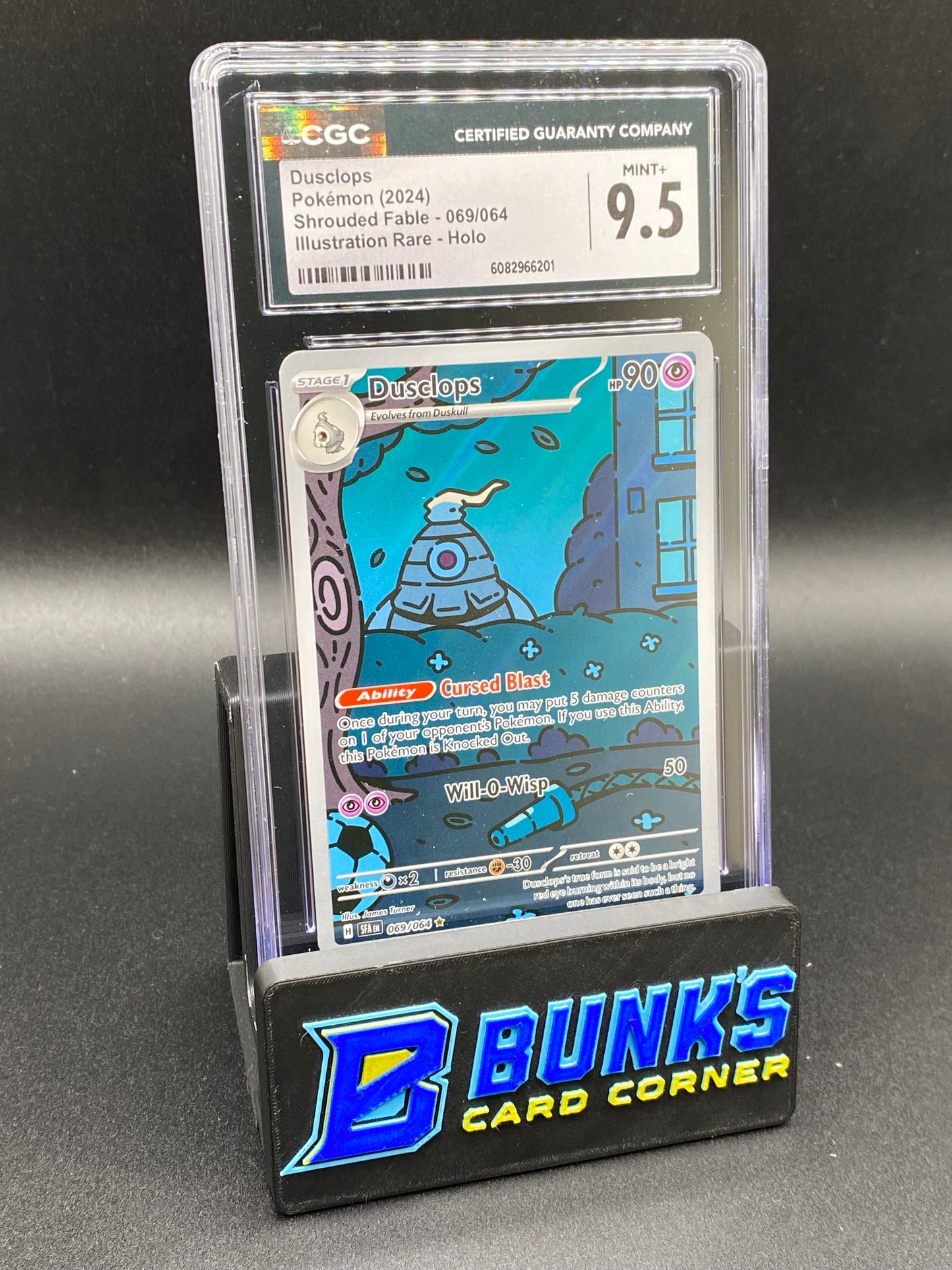 Dusclops Illustration Rare Shrouded Fable CGC 9.5