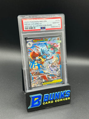 Mega Lucario Ex SIR Mega Evolution PSA 10