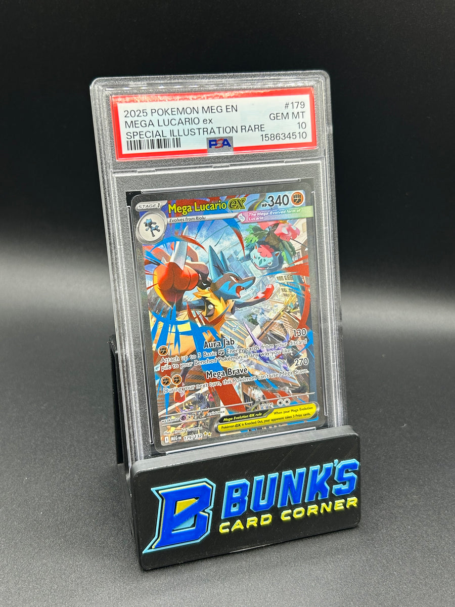 Mega Lucario Ex SIR Mega Evolution PSA 10