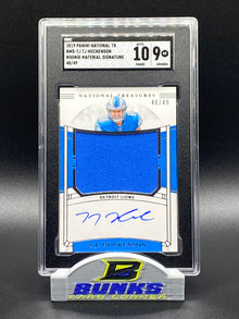 2019 TJ Hockenson AUTOGRAPHED Patch 40/49 (Box B4)