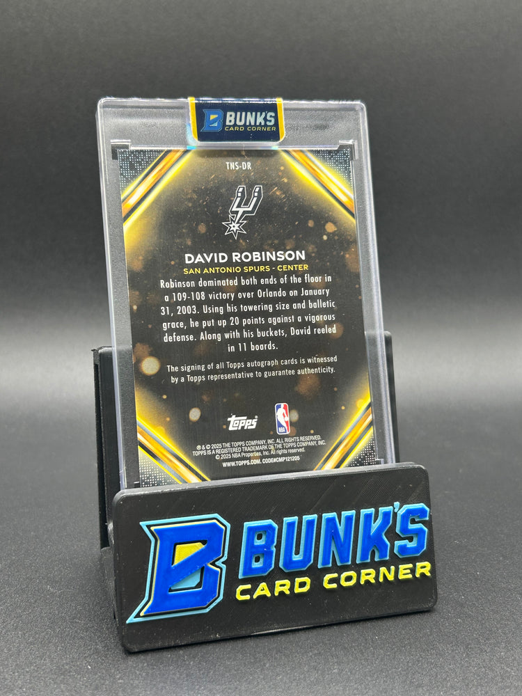 2025 David Robinson Auto Notch Signatures 86/99