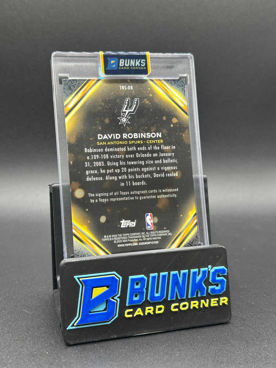 2025 David Robinson Auto Notch Signatures 86/99