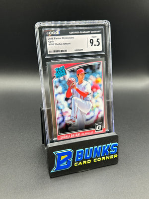 2018 Shohei Ohtani Panini Chronicles Optic Rc CGC 9.5