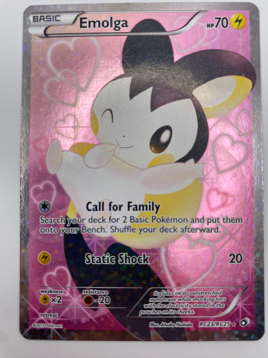 Emolga Full Art Legendary Treasures Radiant Collection LP/MP