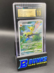 Leafeon Art Rare Gem Volume 2 CGC PRISTINE 10 CHINESE