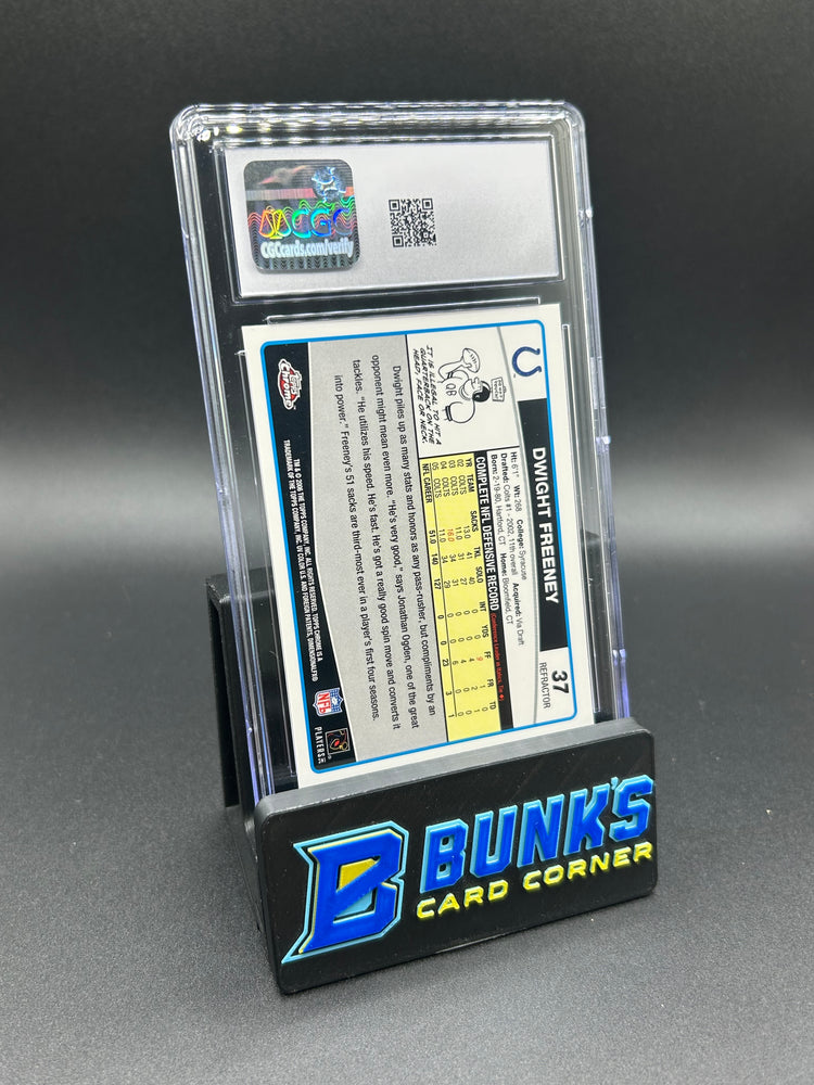2006 Dwight Freeney Topps Chrome Refractor CGC 9