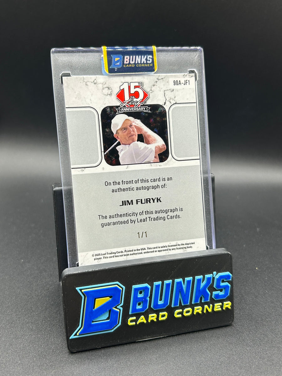 2025 Jim Furyk Leaf Silver Vinyl Auto 1/1