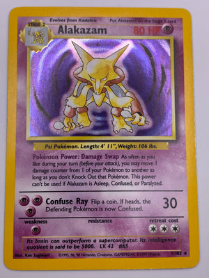 Alakazam Holo Base Set VLP