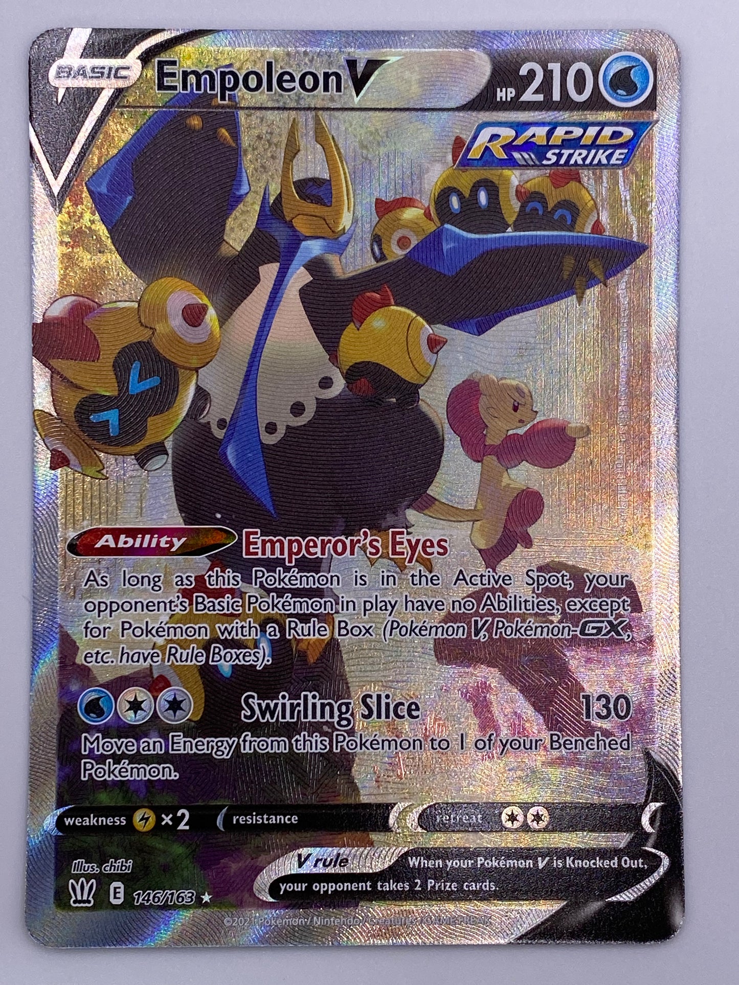 Empoleon V Alt Art Battle Styles NM