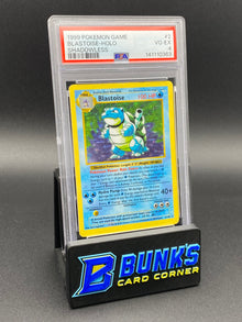 Blastoise Holo Shadowless Base Set PSA 4