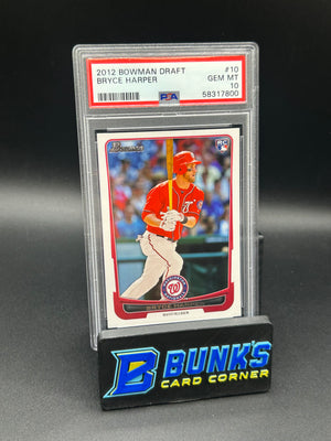 2012 Bryce Harper Bowman Draft PSA 10 RC