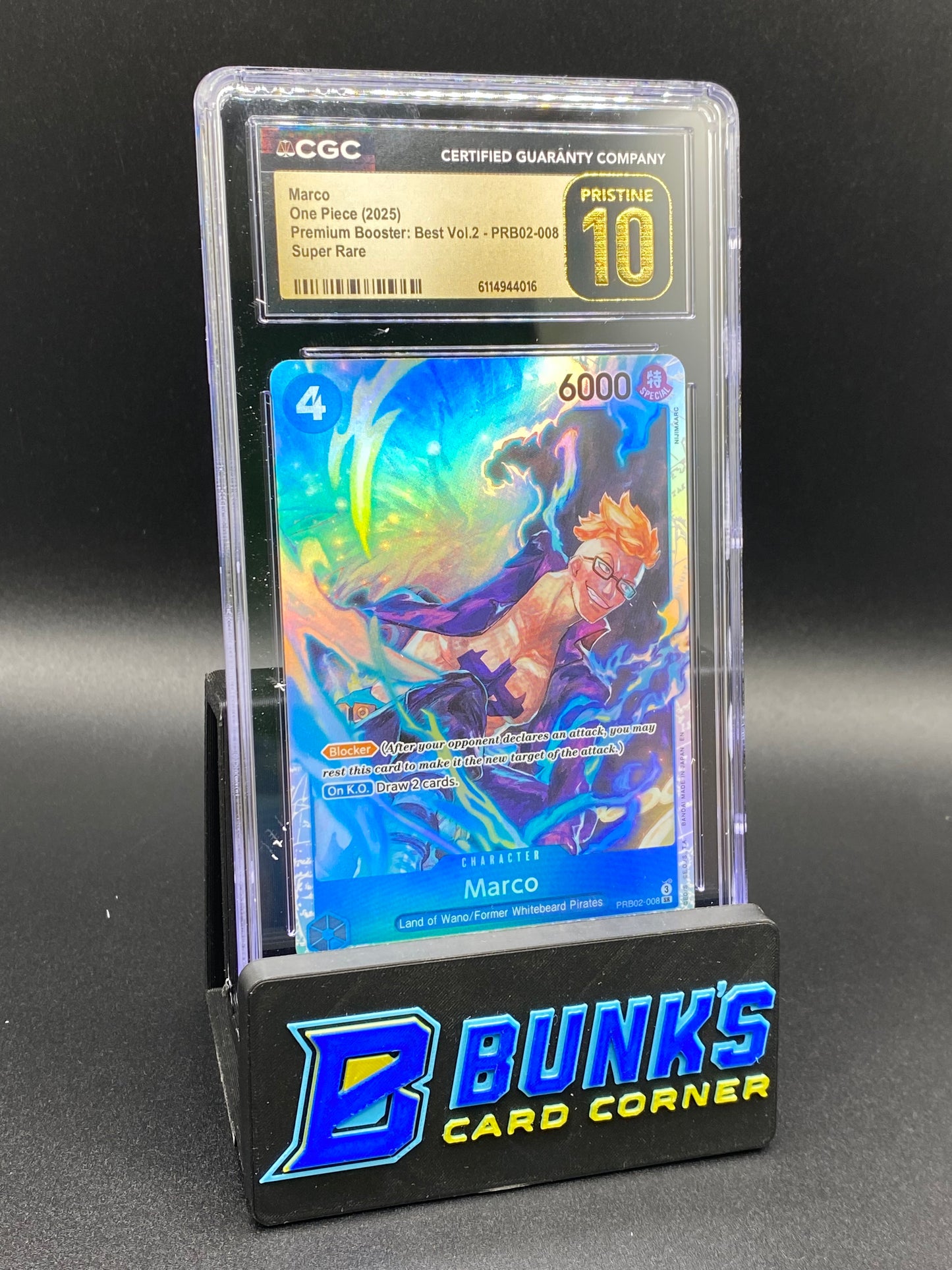 Marco Supar Rare Premium Booster Best vol. 2 CGC PRISTINE 10