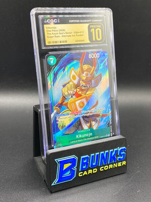 Kikunojo Super Rare Alt Art Parallel EB04 CGC PRISTINE 10