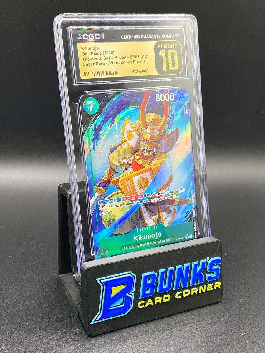 Kikunojo Super Rare Alt Art Parallel EB04 CGC PRISTINE 10