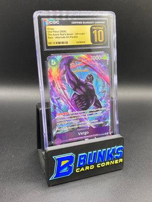 Vergo Rare Alt Art OP14-061 CGC PRISTINE 10