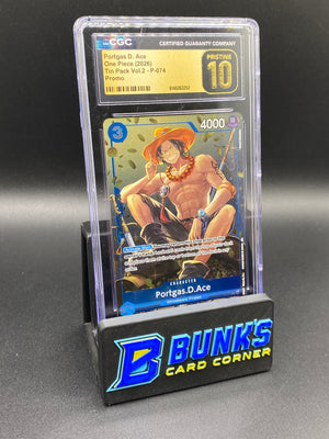 Portgas D. Ace Promo CGC PRISTINE 10