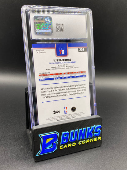 2025-26 VJ Edgecombe CGC 10 Rc
