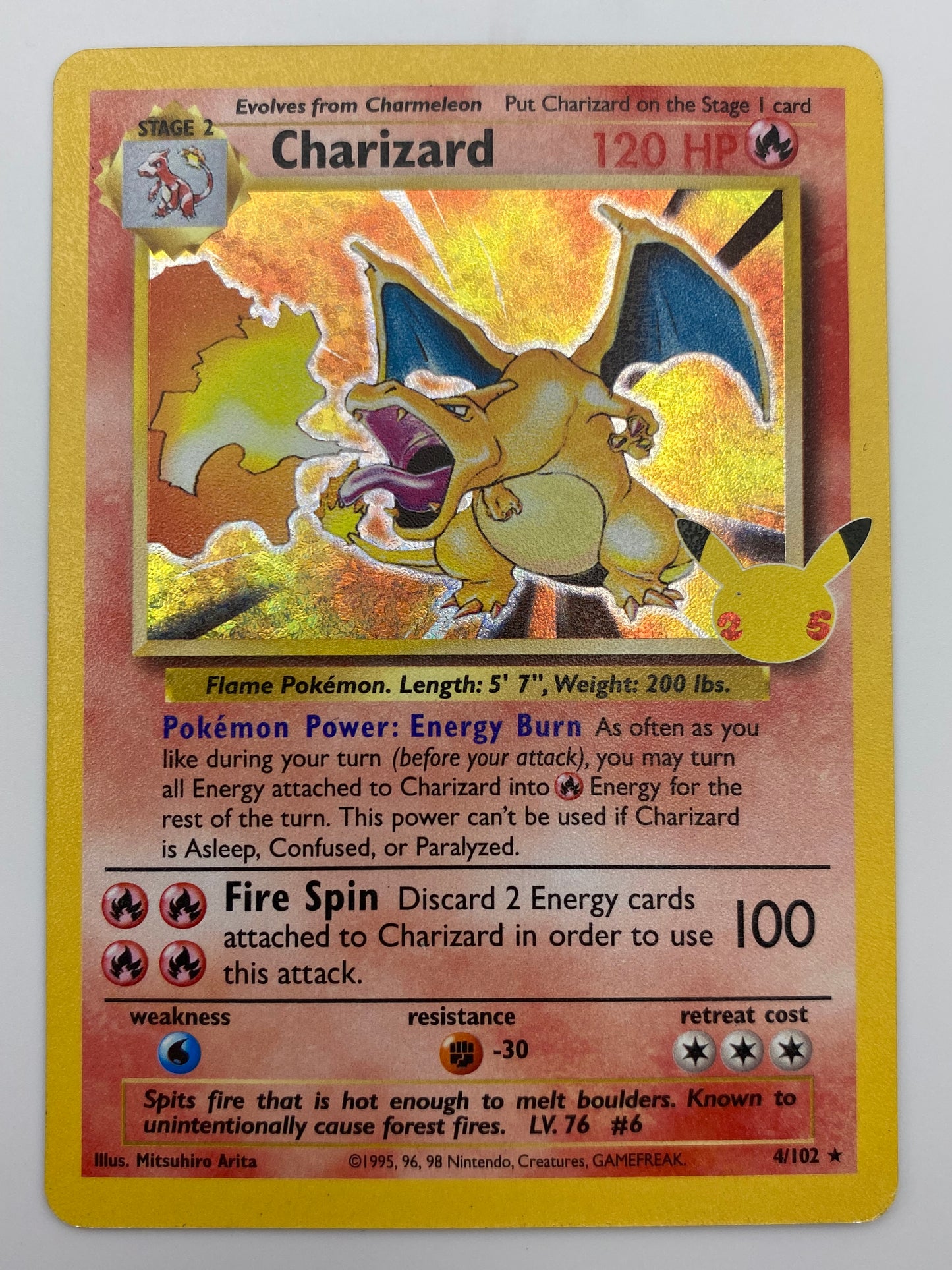 Charizard Holo Celebrations LP