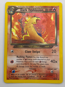 Dark Typhlosion Holo Neo Destiny MP