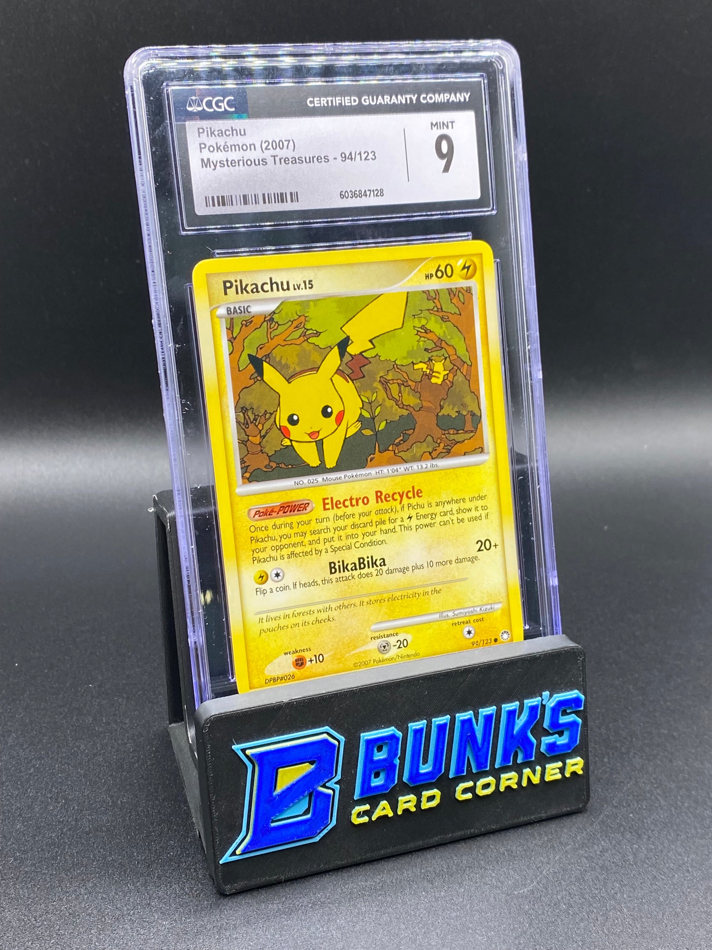Pikachu Mysterious Treasures CGC 9