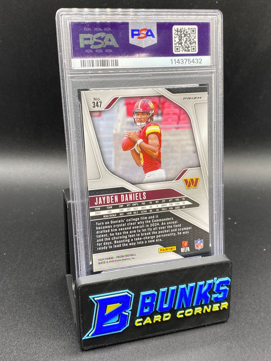 2024 Jayden Daniels Red/White/Blue Prizm Rc PSA 9