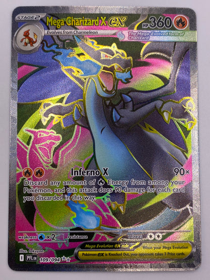 Mega Charizard Ex Full Art Phantasmal Flames NM