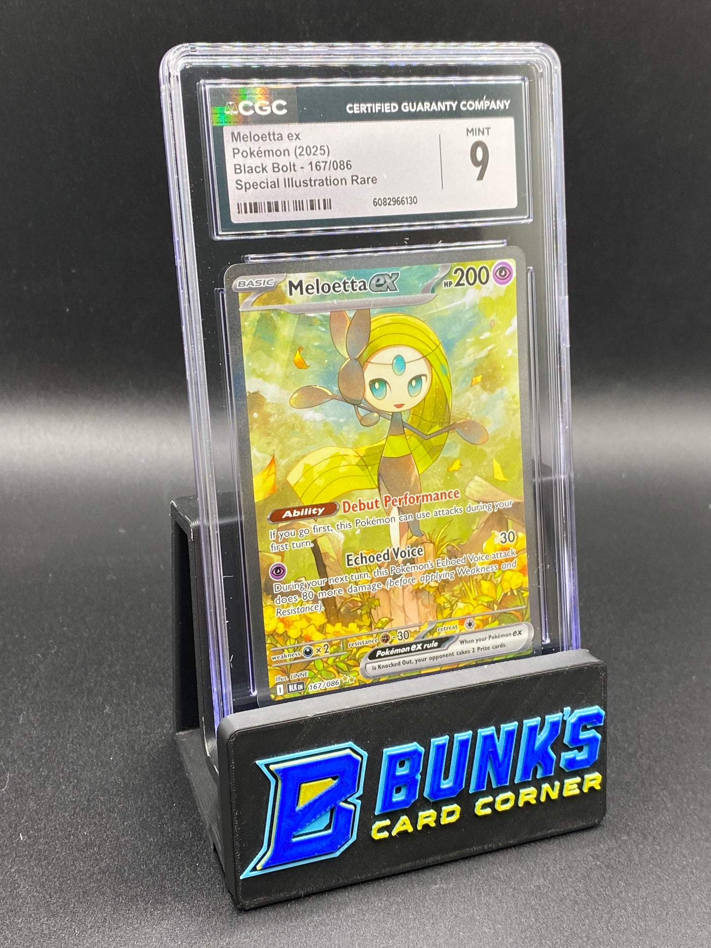 Meloetta ex SIR Black Bolt CGC 9