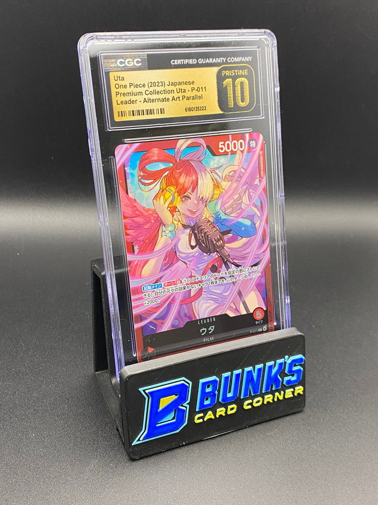 Uta Leader Alt Art Parallel P-011 Japanese CGC PRISTINE 10