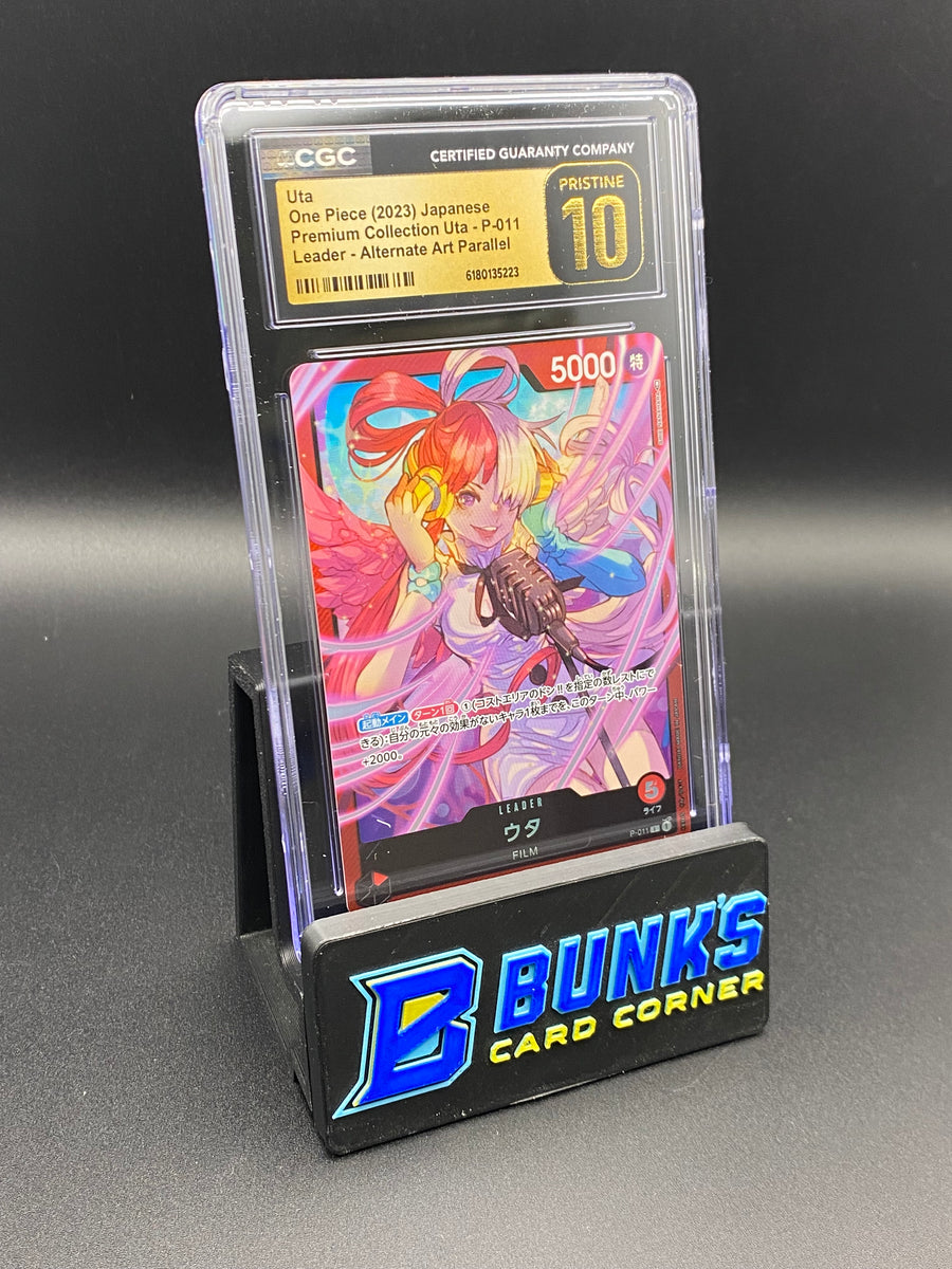 Uta Leader Alt Art Parallel P-011 Japanese CGC PRISTINE 10