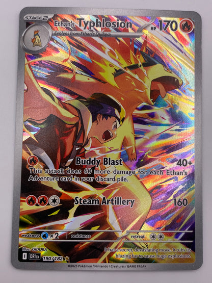 Ethan's Typhlosion Illustration Rare Destined Rivals NM