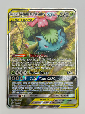 Venusaur & Snivy Gx Tag Team Promo  LP