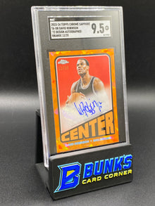 2023-24 David Robinson '72 Design Auto Orange 12/25 SGC 9.6