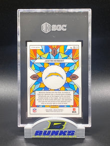 2024 Justin Herbert Stained Glass SGC 9.5