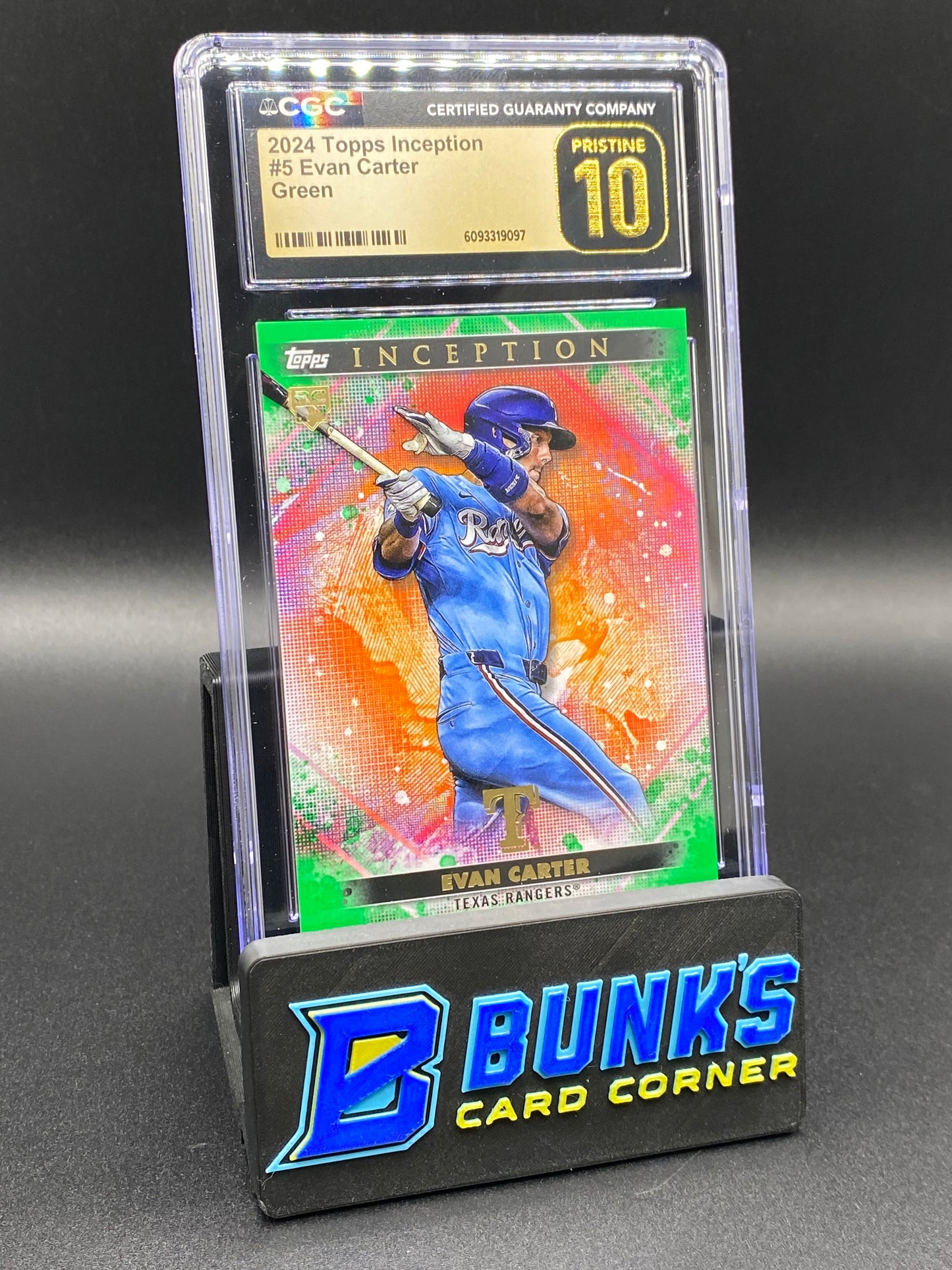 2024 Evan Carter Green CGC PRISTINE 10 Rc
