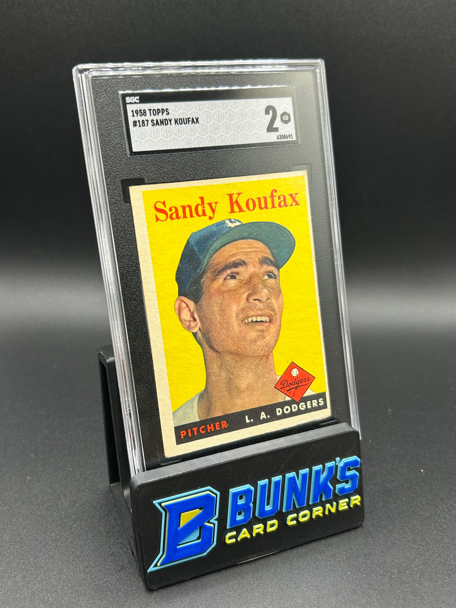1958 Sandy Koufax Topps #187 SGC 2