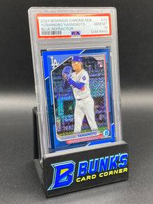 2024 Yoshinobu Yamamoto Blue Ref. 127/150 Rc Color Match PSA 10