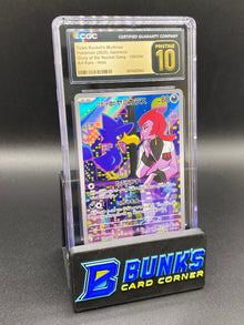 Team Rocket's Murkrow Art Rare Glory of the Rocket Gang CGC PRISTINE 10 JAPANESE