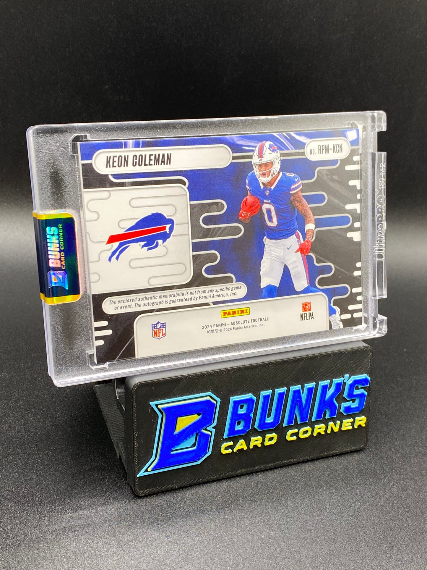 2024 Keon Coleman 69/99 Rc Auto Patches Absolute Football